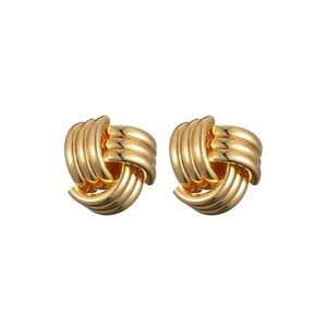 New! Commense Gold Knock Earrings (1030) NWOT
